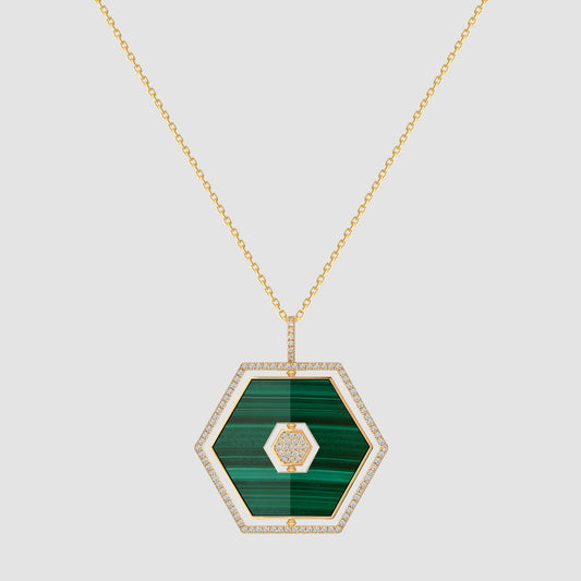 Malachite Hive Pendent